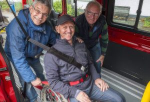 Rollstuhlfahrer-Begurtungssystem-DIN75078-Engler-Transfer